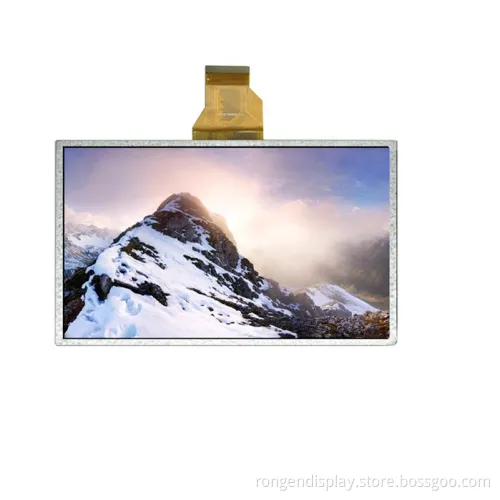Rg080cqt-07 Automotive Display Application 8 Inch 800*480 TFT LCD Screen